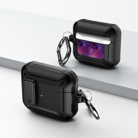 Duo Shield Secure Lock Designed For AirPods 3rd Gen With Hook  Black/Black price history on PriceWatchPro