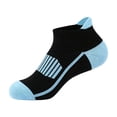 thumbnail image 2 of VV AVEORS Ankle Sock For Men Women,Frilly No Show Socks,Athletic Running Breathable Casual Low Cut Non Slip Socks Blue One Size, 2 of 3
