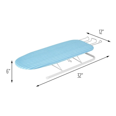 Honey Can Do Tabletop Ironing Board with Retractable Iron
