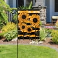 thumbnail image 5 of Sunflowers with Stripes Pattern Double Sided Garden Flag Decorative Weather Resistant Yard Flag, Large DIY Vertical Flag for Farmhouse Patio Lawn, 28x40 Inch, 5 of 6