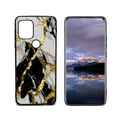 thumbnail image 1 of Compatible with Moto G Stylus 5G Phone Case, White-Golden-Marble-4-3 Case Men Women, Flexible Silicone Shockproof Case for Moto G Stylus 5G, 1 of 1