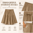 thumbnail image 3 of 2026 Flowy Shorts for Women - Women's Lightweight Stretch Comfy Flowy Shorts, Drawstring Loose Fit Summer, 3 of 9