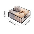 thumbnail image 1 of Renjiang Houseware Closet Underwear Organizer Drawer Divider Clothing Storage Organizer, 1 of 3