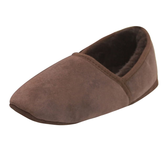 Eastern Counties Leather Mens Full Sheepskin Turn Slippers