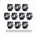 thumbnail image 1 of 10 Pack 24mm Fishing Rod Clips Wall Mount Holder Rack for Fishing Gear Storage Organization Solution, 1 of 5