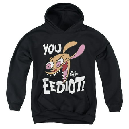 Ren and Stimpy You Eediot! Unisex Youth Pull-Over Hoodie