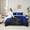 Black Blue, variant on Castle Fairy Red Video Game Twin Bedding Sets,Stripes Gamepads Bedding Comforter Set