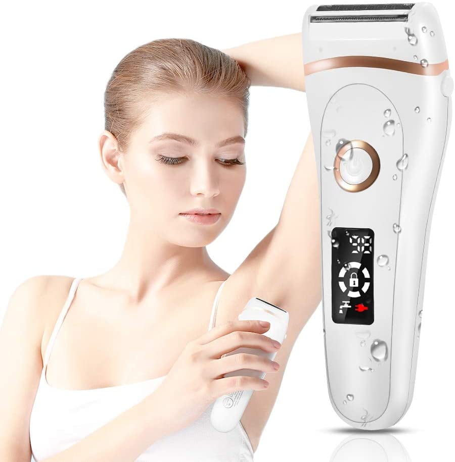 Electric Shaver Women's Shaver USB Rechargeable Wireless Lady Shaver Waterproof Wet and Dry