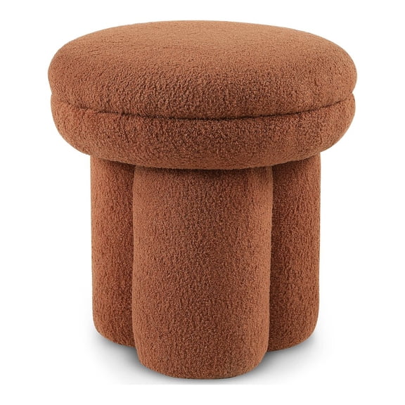 Furniture of America Thia I Modern Upholstered Mushroom-Shape Design Ottoman