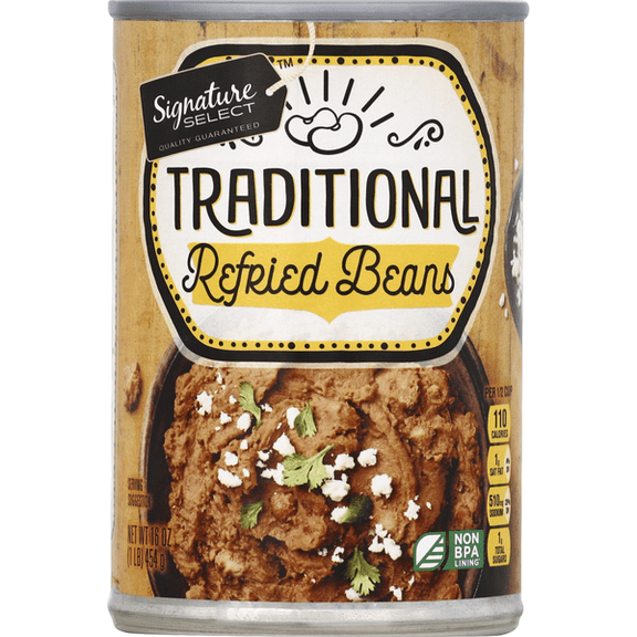 SS Refried Beans Traditional 16 Oz