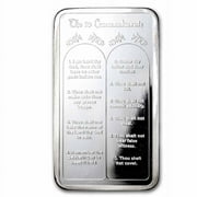 9FINE MINT 10 oz Silver Bar - Ten Commandments