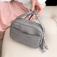 thumbnail image 4 of CNKOO AAOMASSR Tassel Commute Bag Fashion Small Square Bag Simple Portable for Weekend Vacation, 4 of 9