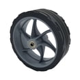 thumbnail image 4 of harayaa Roue de Chariot de Camping en PVC Noir Pièce de Réparation Robuste 16cm X 6cm Chariot Pliant Utilitaire, 4 of 8