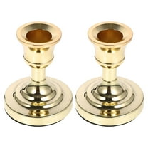 Tineasur Vintage Metal Candlestick Holders Set of 2, Tone Decorative Candle Holders for Home Decor