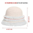 thumbnail image 3 of AOOCHASLIY Winter Hat Women's Style Winter Knitted Plush Hat Warm and Versatile Bucket Hat, 3 of 5