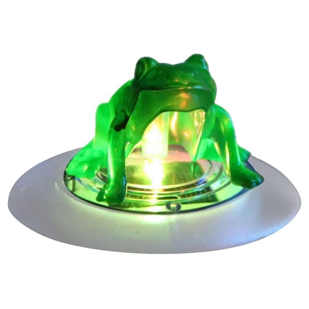 Luces De Estanque Flotantes Solares Para Exteriores, Lámpara Flotante Para Piscina, Lámpara Solar De Rana Flotante Impermeable, Luz Nocturna Vogacara HA035544-00