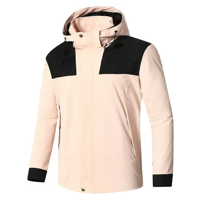 uikmnh Winter Coats For Men,Men Mountaineering Wear Riding Jacket Outdoor Multifunctional Hardshell Jacket,Size M