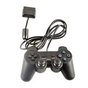 PKPOWER black game controller for sony playstation 2 ps2