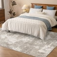 thumbnail image 5 of BERTHMEER 5'x7' Area Rugs Abstract for Living Room Bedroom Dining Room Kitchen Non-Slip Machine Washable Rugs,Brown, 5 of 7