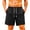 Black, variant on EOYWHK Athletic Shorts for Men Elastic Waist Mens Active Shorts Soft Lightweight Breathable Casual Activewear for Men Daily Wear Outdoor Black, Size L