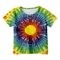 thumbnail image 3 of WOYY Big Boy Tie Dye Short Sleeves T-Shirt Summer Casual Tee Shirt, Sizes 3-13 & Husky, 3 of 3