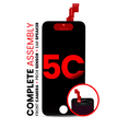 thumbnail image 4 of Replacement Complete LCD Assembly Compatible For iPhone 5C (With Front Camera: Prox Sensor & Ear Speaker) (Aftermarket Plus: Tianma) (Black), 4 of 4