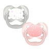 Dr. Brown's Advantage Baby Pacifiers, 0-6 Month, Pink, 2 Count