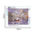 thumbnail image 4 of 5D DIY Rhinestone Christmas Diamond Painting Kits Needlework Christmas Snowman Diamond Embroidery Picture Snow Scene Cross Stitch, 4 of 4
