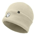 thumbnail image 5 of Dalix Ghost Embroidered Beanie Hat Knit Cap Cold Weather Womens in Beige, 5 of 5