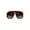 Leopard, variant on FEISEDY Oversized Aviator Round Sunglasses Women Multi Tinted Thick Frame Vintage Modern Shades B2745