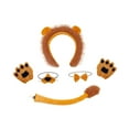 thumbnail image 3 of Conjunto de orejas de león Yinane con ruido pajarita y cola para disfraz de animal, 3 of 8