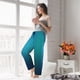 thumbnail image 5 of Fotbe Blue to turquoise Pantalones de Pijama para Mujer, Pantalones de Dormir, Pantalones Pj con Cordón y Bolsillos-Small, 5 of 6