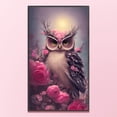 thumbnail image 1 of Cuadros Decorativos Hilo de bordar completo Eco-algodón 11CT Impreso Rose Owl Kit de punto de cruz Obra de arte Wdftyju embutido en tela, 1 of 9