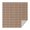 Brown Christmas Gingerbread, variant on Brown Christmas Deer Pattern Square Tablecloth,Waterproof Square Table Cover,Wipeable Spillproof Washable Table Cover for Home Kitchen Party Decor 42"X42"(107x107cm)