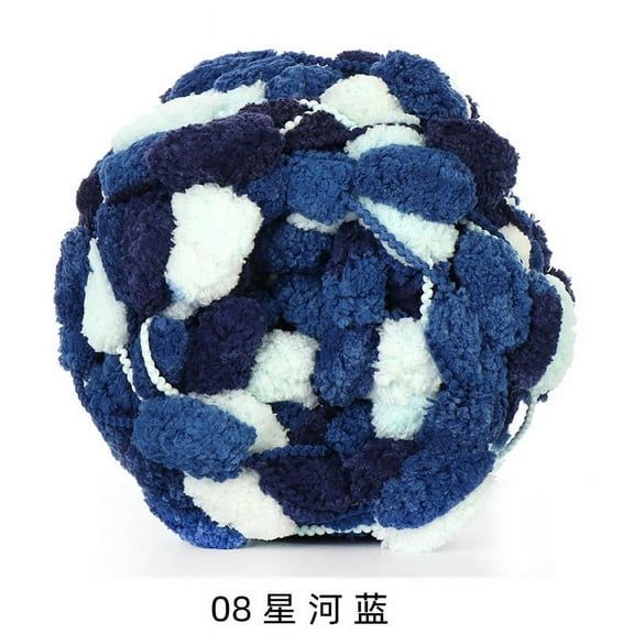 Namzi 50g Pom pom Yarn Soft Ball Yarn for Crochet & Knitting, Craft Yarn Made of Acrylic & Dacron, Ideal for DIY Projects,A284