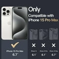 thumbnail image 2 of JETech Case for iPhone 15 Pro Max 6.7-Inch, Non-Yellowing Shockproof Phone Bumper Cover, Anti-Scratch Clear Back (Clear), 2 of 6