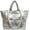 Silver, variant on Kukuzhu Puffer Shoulder Bag for Women Soft Down Cotton Padded Tote Bag Chic Satchel Hobo Bag Designer Purse