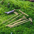 thumbnail image 4 of Homoyoyo 1 Set Mini Beach Accessories Set Garden Tools For Sand Table Micro Landscape Home Office, 4 of 8