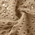 thumbnail image 5 of Heisall Women's 3/4 Sleeve Crochet Tops V Neck Hollow Out Knit Loose Fit Casual Tops Lightweight Breathable Spring Summer Outfits, 5 of 6