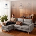 thumbnail image 2 of Sala Esquinera Modular Easy Living Terry Gris Claro, 2 of 7
