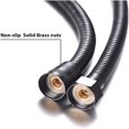 thumbnail image 5 of LMTODLFG Matte Black Shower Hose, Kink Free Stainless Steel Extra Long Shower Hose, Handheld Shower Head Hose Flex Extra Long Hoses Extension for Pet Bathing Cleaning 60 Inch, 5 of 6