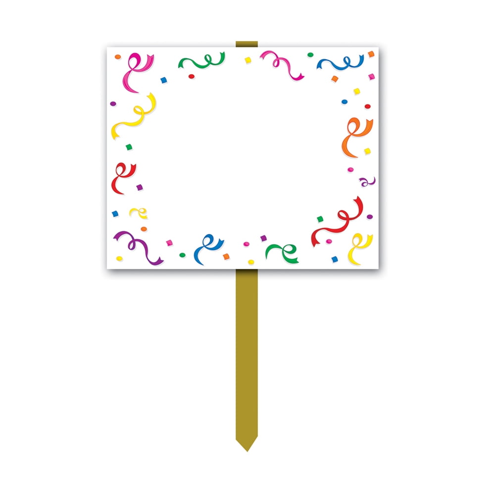 Blank Yard Sign 12