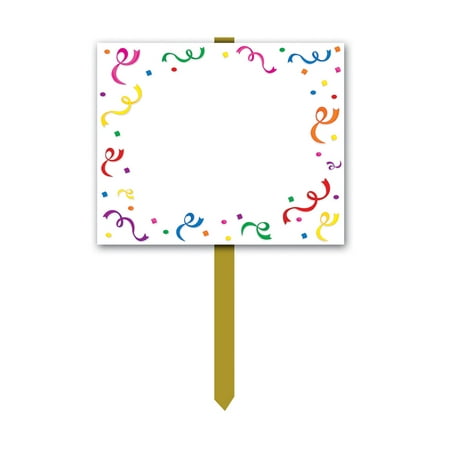 UPC 034689549116 product image for Beistle 54911 Blank Yard Sign - Pack of 6 | upcitemdb.com