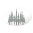 thumbnail image 1 of CafePress - FOREST Sticker - Sticker (Oval), 1 of 1