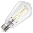 thumbnail image 1 of Bulbrite Solana 60 Watts Équivalent ST18 Smart WIFI Connecté 90CRI LED Edison Filament Ampoule, 1 of 1