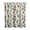 White-182, variant on Succulent Shower Curtain, Retro Southwestern Desert Cactus and Boho Botanical Design, Waterproof Fabric with Hooks, Ideal for Home, Small Hotels, or College Dorm Bathrooms