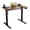 Black-Brown, variant on Ergomaker Electric Standing Desk,35" x 23.6" Height Adjustable Desk with Memory Preset for Adult,White