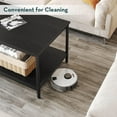 thumbnail image 5 of Modern Black Coffee Table with Storage - 2-Tier Design for Living Room, 5 of 6