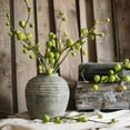 thumbnail image 2 of Artificial Fig Fruit Stem 30" Tall Silk Branch, 2 of 15