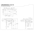 thumbnail image 5 of Kingston Brass LMS30MASQ0 Pemberton 30" Carrara Marble Console Sink with Acrylic Legs (8-Inch, 3-Hole), Carrara Marble White/Matte Black, 5 of 8
